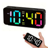 Small Digital Alarm Clock with 5 Dimmers & 5 Alarm Volumes Black