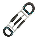 Adjustable Twister Arm Trainer & Chest Exerciser with 3 Springs Blue