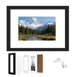 Picture Frame Display Pictures Wall Gallery Photo Frames for Home Office Black