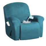 Recliner Cover Non Slip Stretch Recliner Couch Covers Recliner Chair Cover Peacock Blue