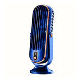 Wireless Cooling Table Fan Portable Tower Fan 5 Speed 720 Degree Oscillation Blue