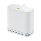 Adsorption Trash Can Large Capacity with Lid for Home Bathroom Kitchen White