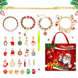 Christmas Advent Calendar Bracelet – Blind Box DIY Charm Bracelet Gift Kit Style 1