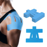 20PCS Precut Shoulder Kinesiology Tape – Elastic Sports Support Tape Blue