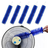 5 PCS Fan Cleaning Brush Bendable Cobweb Duster for Ceiling Fan Blades Air Vents Blue