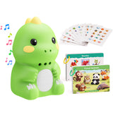 English Learning Touch Pen Dinosaur with 600 Word Cards Stickers USB Green