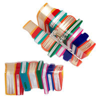 2Pcs Book Hair Clips Hair Jaw Funny Hair Accessories Orange