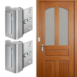 2 PCS Door Reinforcement Lock Home Security Door Locks Silver