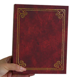 Traditional Photo Album with 200 Pockets for Wedding Gift Red