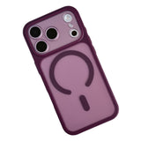 Frosted Camera Lens Case for iPhone 18 Pro Max Easy Attached Cherry Red