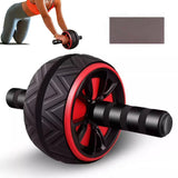 AB Abdominal Roller Wheel Fitness Waist Core Workout Exercise Wheel Home Gym Red