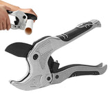 42mm PVC PPR Cutter with SK5 Steel Blade Locking Latch Silver