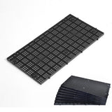 8 PCS Plastic Aquarium Grid Divider Set for Fish Tanks and Breeding Black