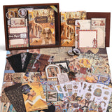 Vintage Scrapbook Kit with Journaling Supplies Bullet Junk Journal Craft Set Style 1