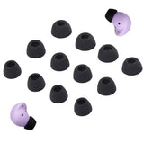 6 Pairs Ear Tips Compatible With Galaxy Buds 2 Pro S/M/L Replacement Soft Earbuds Black