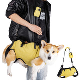 Pet Sling Carrier Bag for Small Dogs Puppies Shoulder Tote Yellow