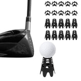 Reusable Plastic Golf Tees Lightweight for Indoor and Outdoor Golf Practice Black