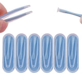 6PCS Contact Lens Tweezers Stick Inserter Remover Tool Kit Tip Storage Case Box Set Blue