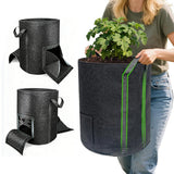 2Pcs 15 Gallon Potato Grow Bags with Unique Harvest Window & Visible Window