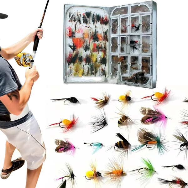 Fly Fishing Advent Calendar – 24-Day Lure Blind Box Holiday Gift for Anglers