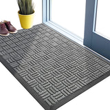 45×75 cm Non-Slip Door Mat Entrance Mat Gray