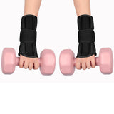 Pair of Adjustable Tunnel Wrist Brace Night Support Hand Brace with Splints Black