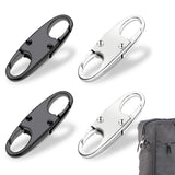 4PCS Zipper Pull Replacements with Lock for Luggage and Suitcases Style 1