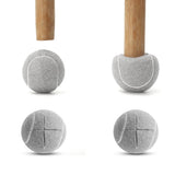 4PCS Walker Tennis Balls Precut Tennis Balls for Walkers for Furniture Legs and Floor Protection Grey