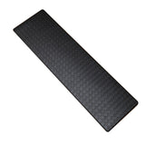 Waterproof Leather Kitchen Mat Non Slip for Standing Work Areas Black