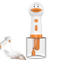 Electric Foaming Shampoo Dispenser for Dog and Cat Bathing Yellow Style