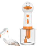 Electric Foaming Shampoo Dispenser for Dog and Cat Bathing Yellow Style