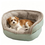 Soft Dog Bed with Anti-Slip Indoor Bed for Small Dogs Cat Green