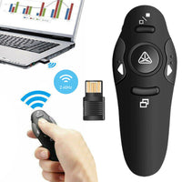 Wireless Laser Presentation Clicker Pointer USB PPT Flip Pen Remote Control for Teacher Lecturer Professor Scholar