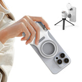Magnetized Phone Camera Grip with Selfie Light and Tripod for Photography TikTok