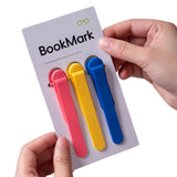 3Pcs Automatic Silicone Bookmarks for Reading – Women Gift Style 1