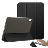 Tri-Fold Smart Cover Auto Wake Sleep Compatible Case for iPad 10th 11th Gen A16 Black