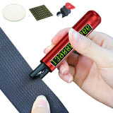 3-in-1 Car Safety Hammer – Window Breaker Belt Cutter & Parking Sign Red