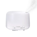 500ML Ultrasonic Aroma Diffuser Colorful LED Essential Oil Air Humidifier Purifier White