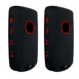 2 PCS Silicone Key Cover Compatible with Mazda CX-3 CX-4 CX-5 CX-30 Style 2