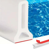 High Shower Threshold Water Dam Collapsible Shower Water Splash Guard for Curbless Shower Threshold Medium
