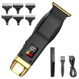 Beard Trimmer for Men Rechargeable Men's Hair Clippers & Razor Black Gold