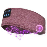 Bluetooth Sleeping Headphones Wireless Music Headband Stereo Earphone for Sport Sleep Yoga Red