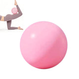 Small Exercise Ball 9 Inch Mini Pilates Ball Anti Burst and Slip Resistant Mini Yoga Ball for Stability Fitness Pink
