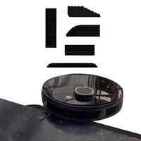 4Pcs Kit Threshold Bars Step Ramp Compatible with Ecovacs/Xiaomi/Cloud Whale Robot Vacuum Cleaner Black