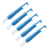 5PCS Sewing Needle Threaders Quick & Easy Threading Tool Blue