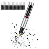 Electric Engraver Pen with 30 Bits & 3 Adjustable Speeds for Metal Wood Glass Silver