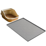 86x56cm Waterproof Silicone Cat Mat – Little Box Mat for Cats Grey