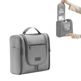 Expandable Travel Toiletry Bag Cosmetic Organizer Bag Makeup Case Gray