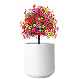 Artificial Topiary Ball Flowers Plant UV Resistant For Outdoors Planters Spring Decoration
