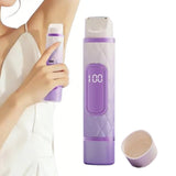 2-in-1 Dual-Head Electric Hair Remover Trimmer for Women Body Purple